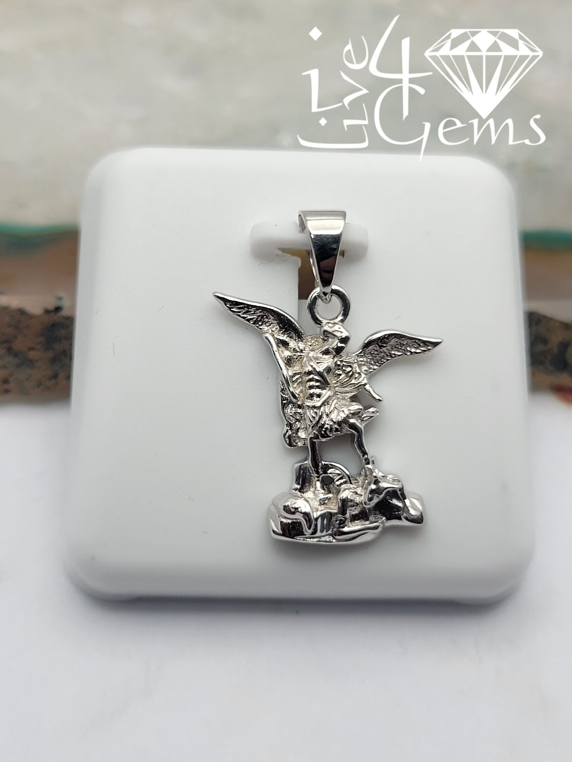 Silver St Michael Pendant