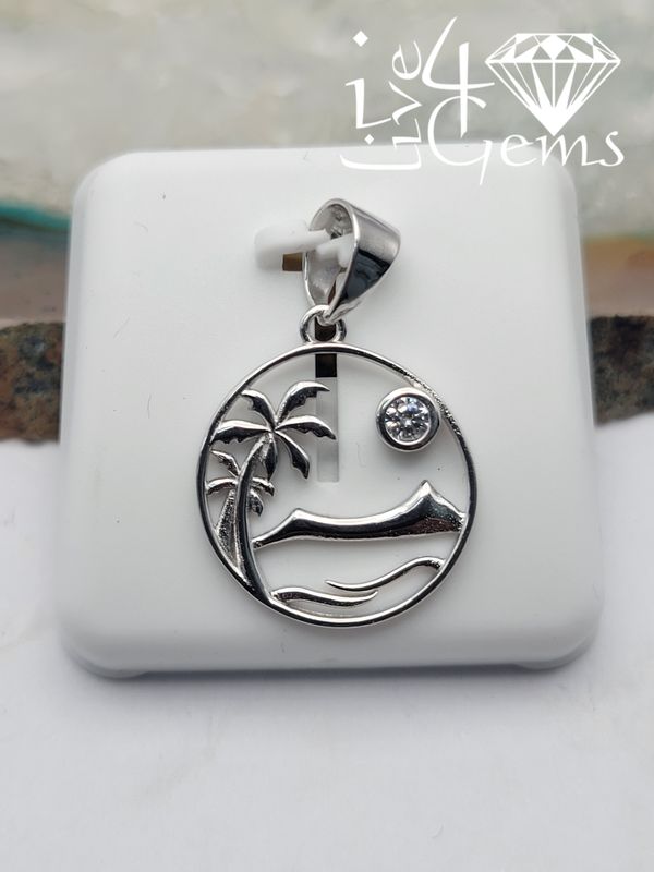Silver Beach Pendant