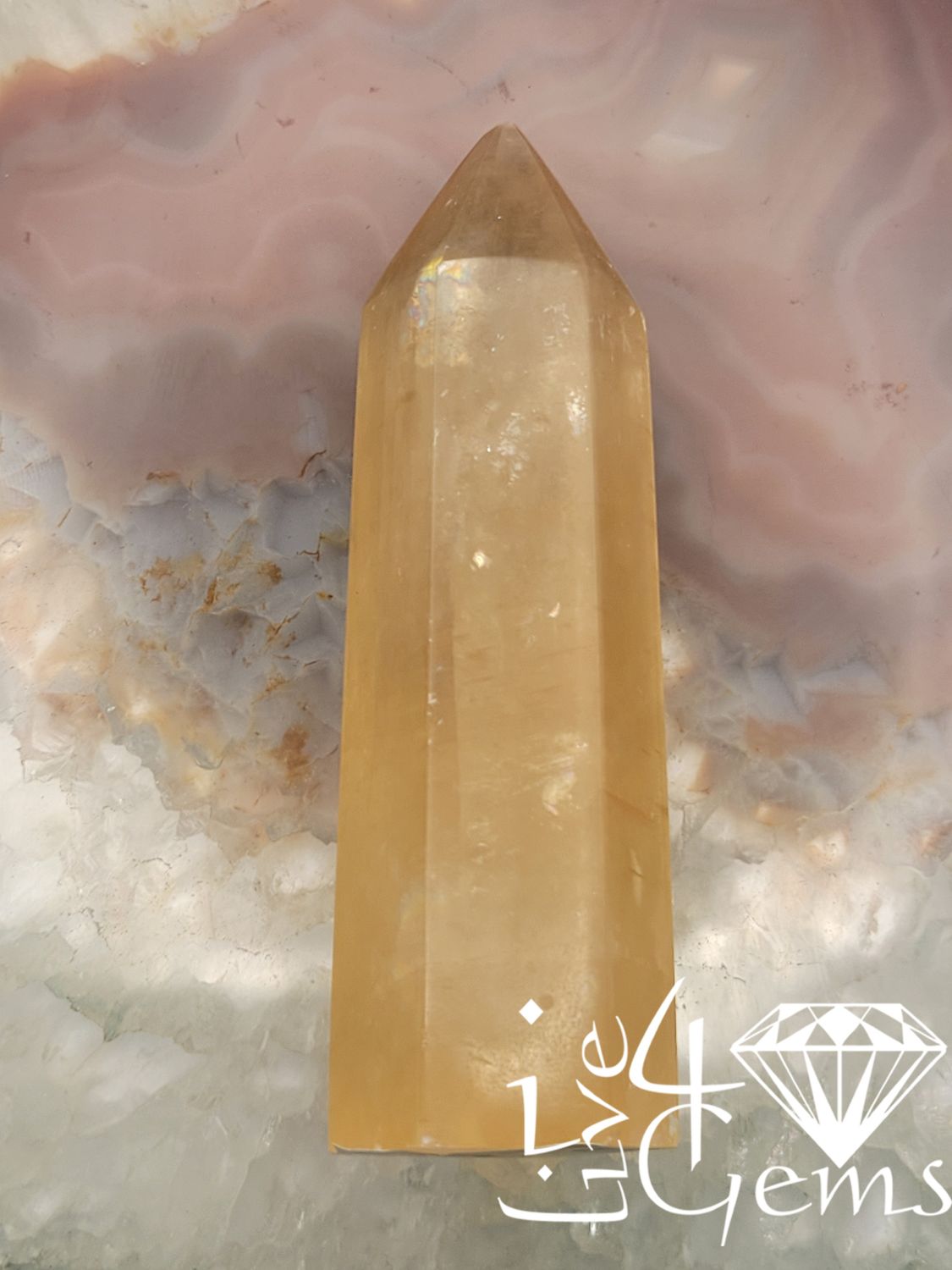 Polished Citrine Tower