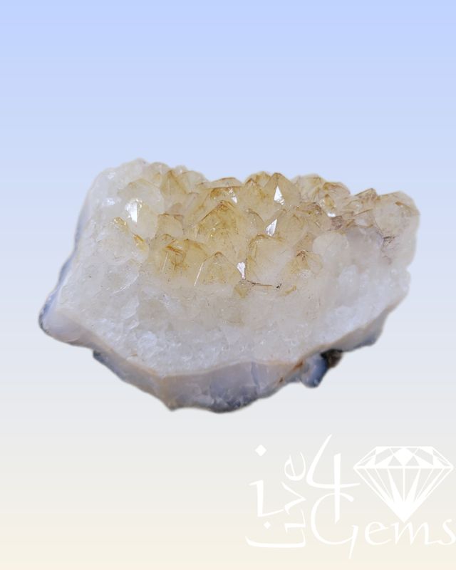Natural Raw Citrine Geode Cluster