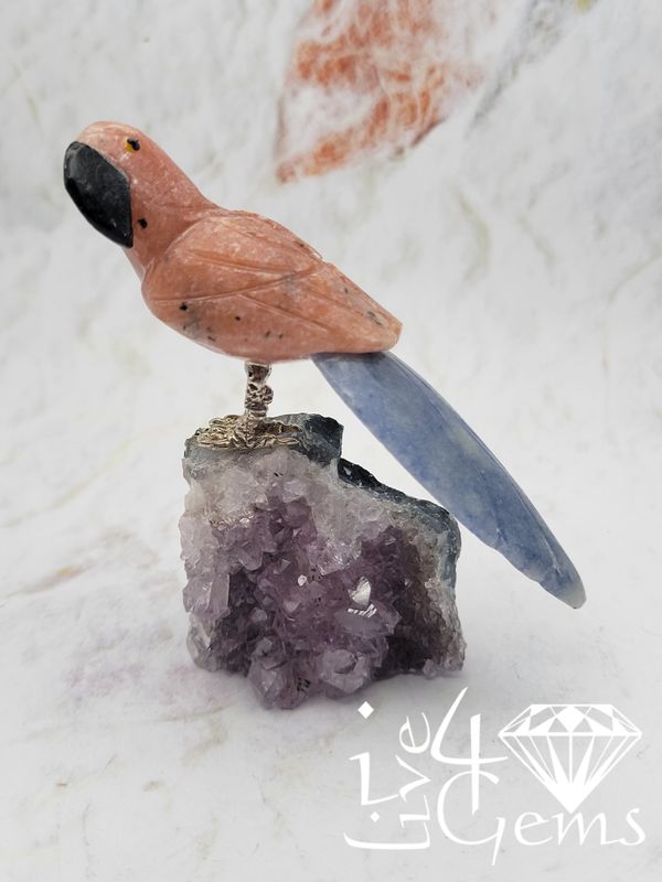 Gemstone Bird Carving Style 5