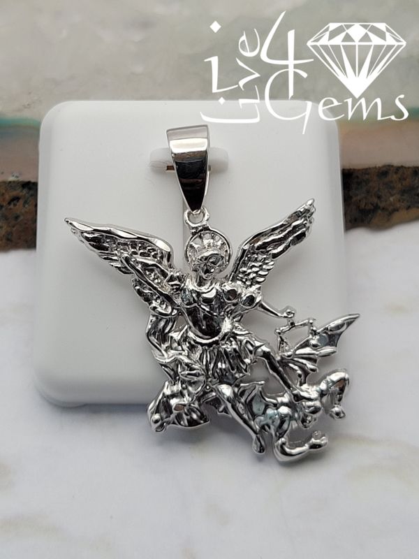 Silver St Michael Archangel Pendant