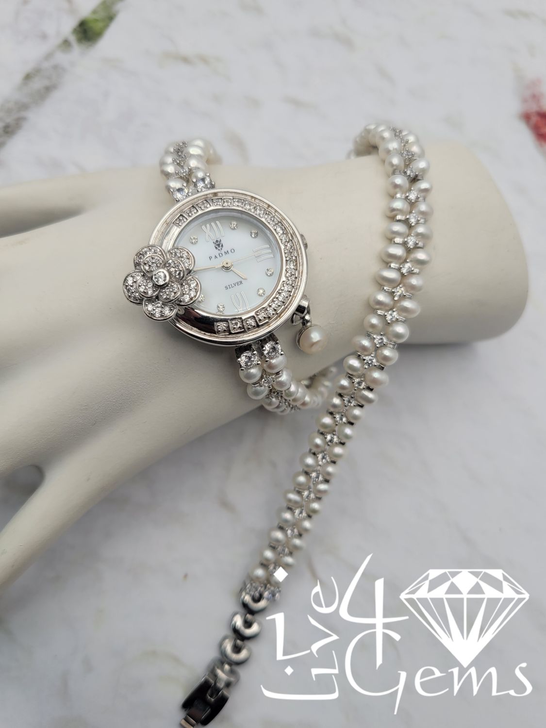 Pearl Wrap Watch