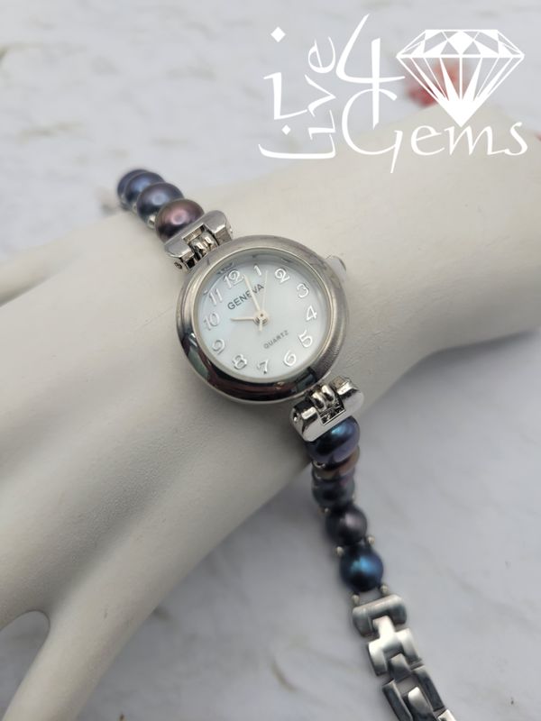 Freshwater Pearl Watch  Peacock
