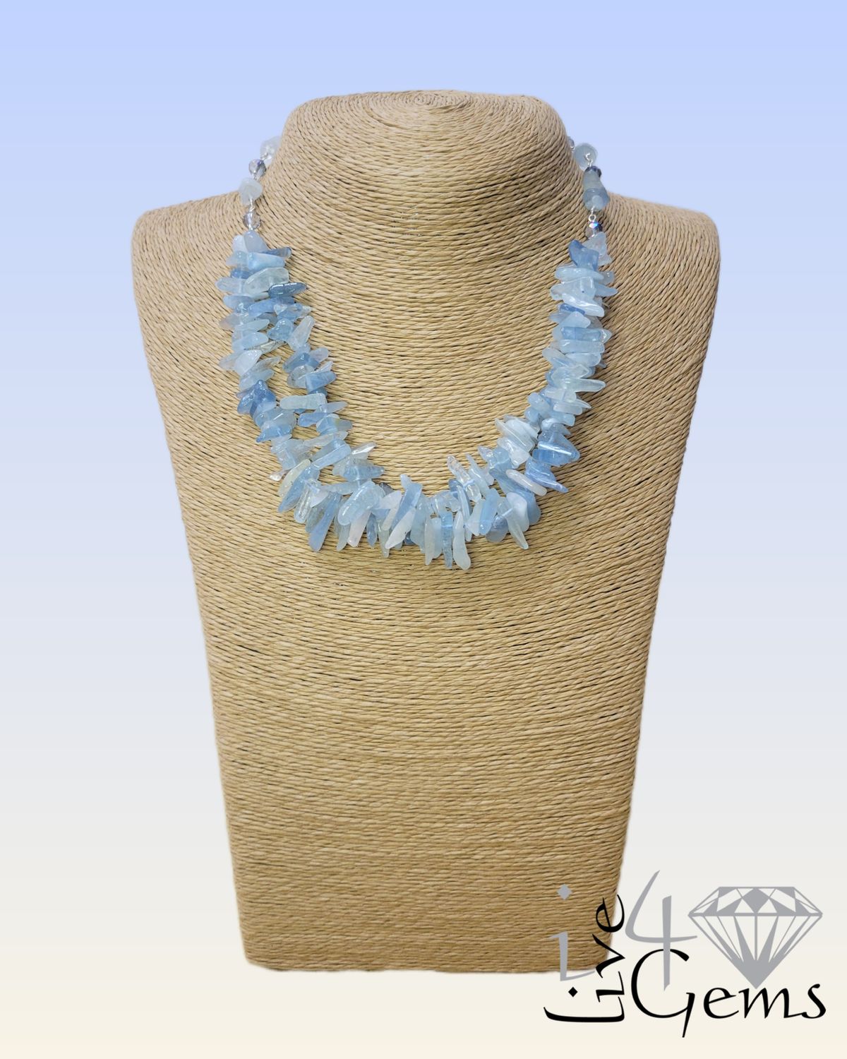 18.5&quot; Single Strand Apatite Necklace