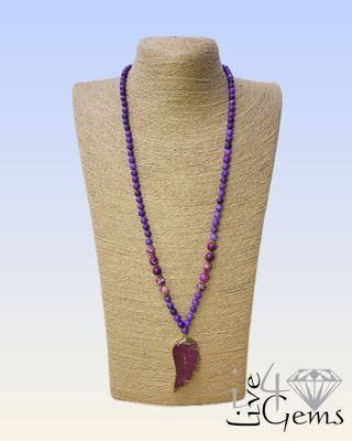 Gemstone Long Necklace