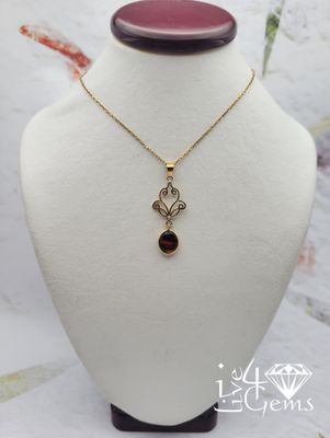 Gemstone Necklace Gold
