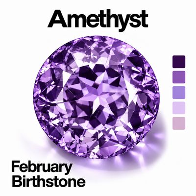 February Birthstone : Amethyst