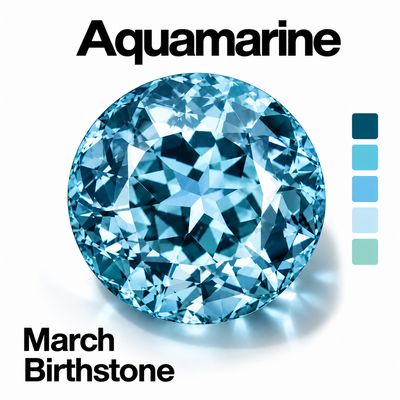 March Birthstone : Aquamarine
