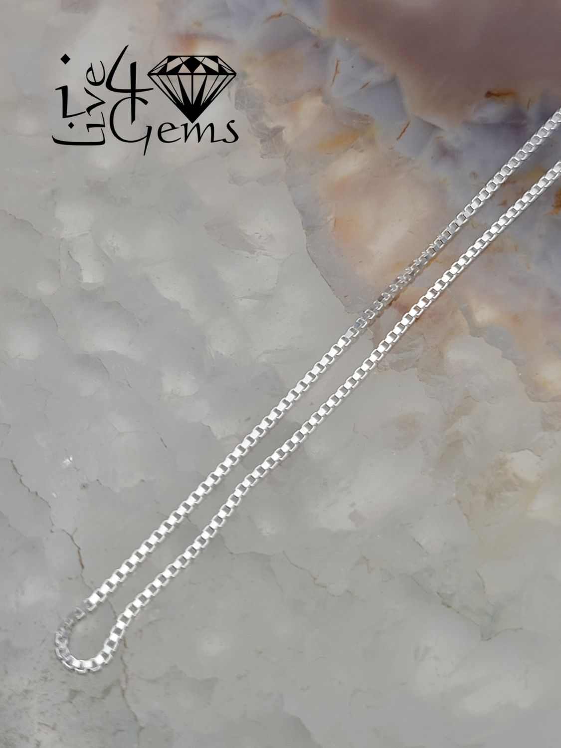 18" Silver Box Chain 2mm