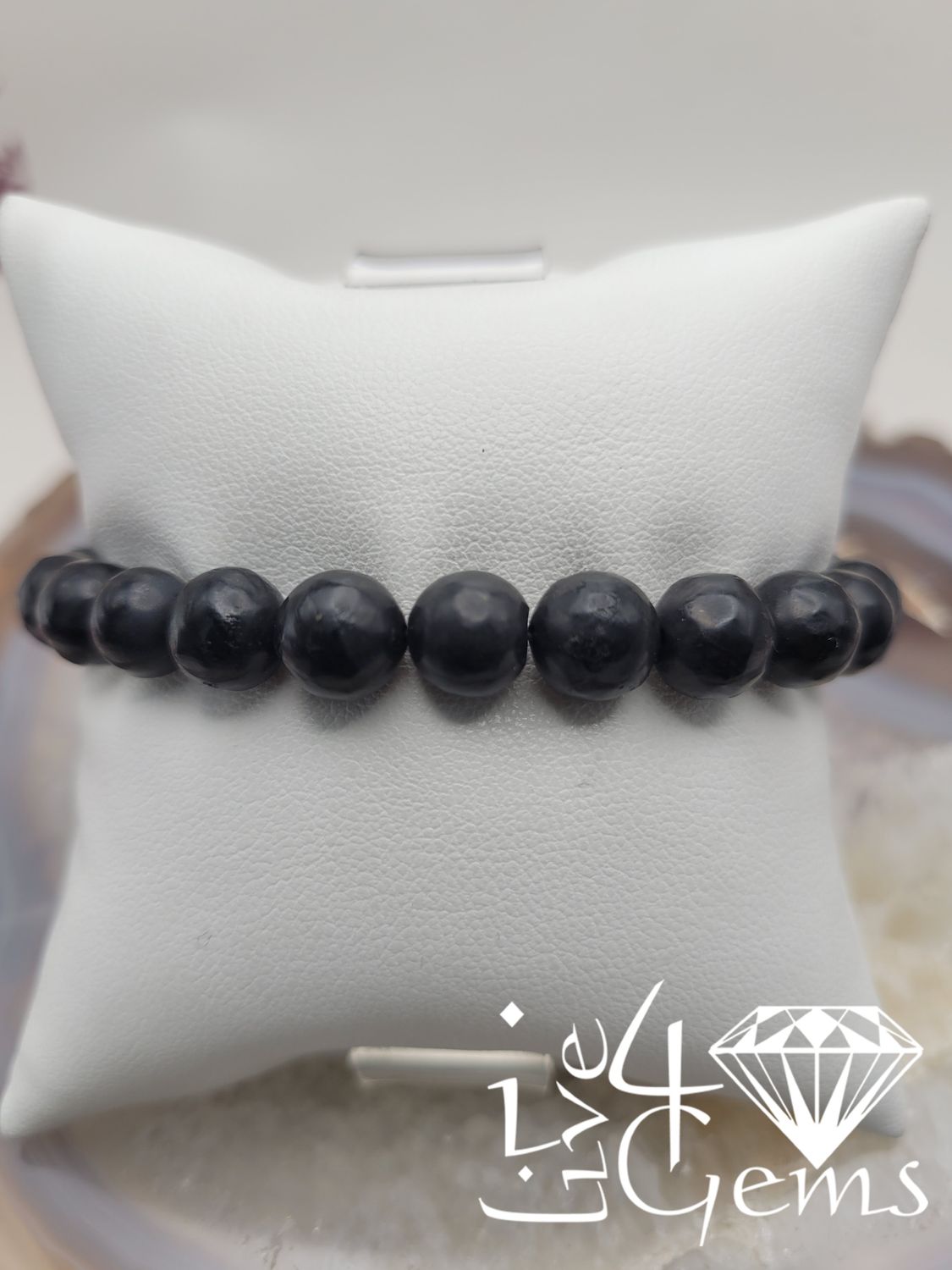 Shungite 8mm Gemstone Bracelet