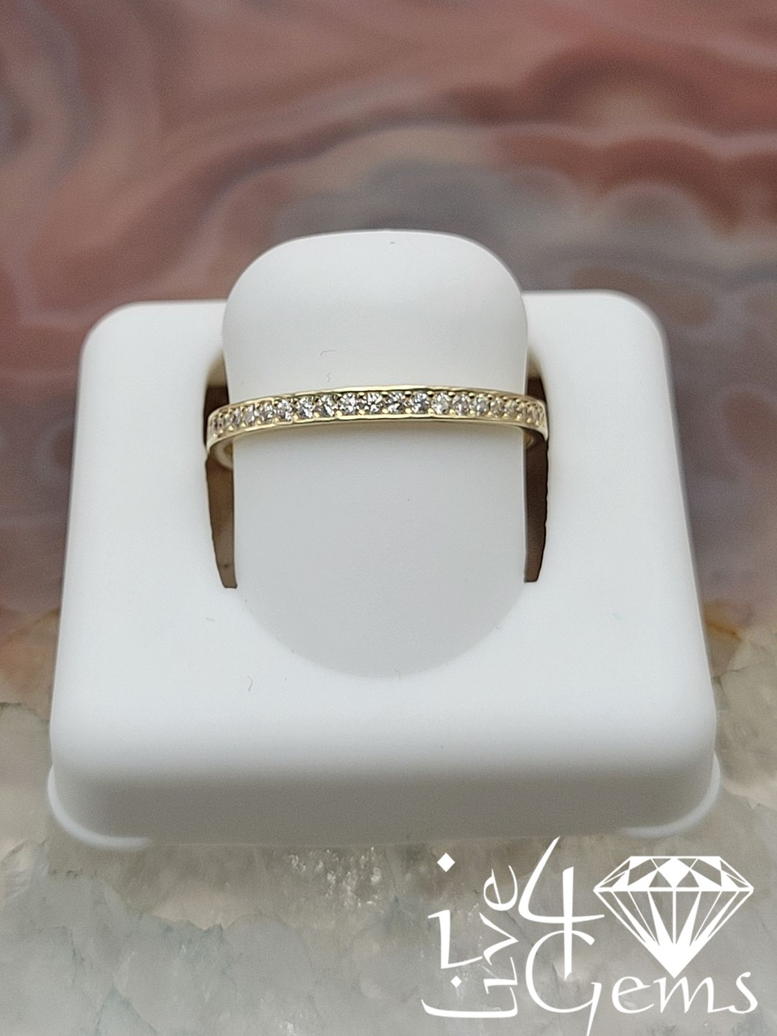 10kty Round Cz Band 2mm