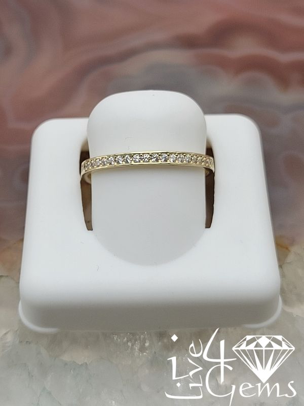 10kty Round Cz Band 2mm