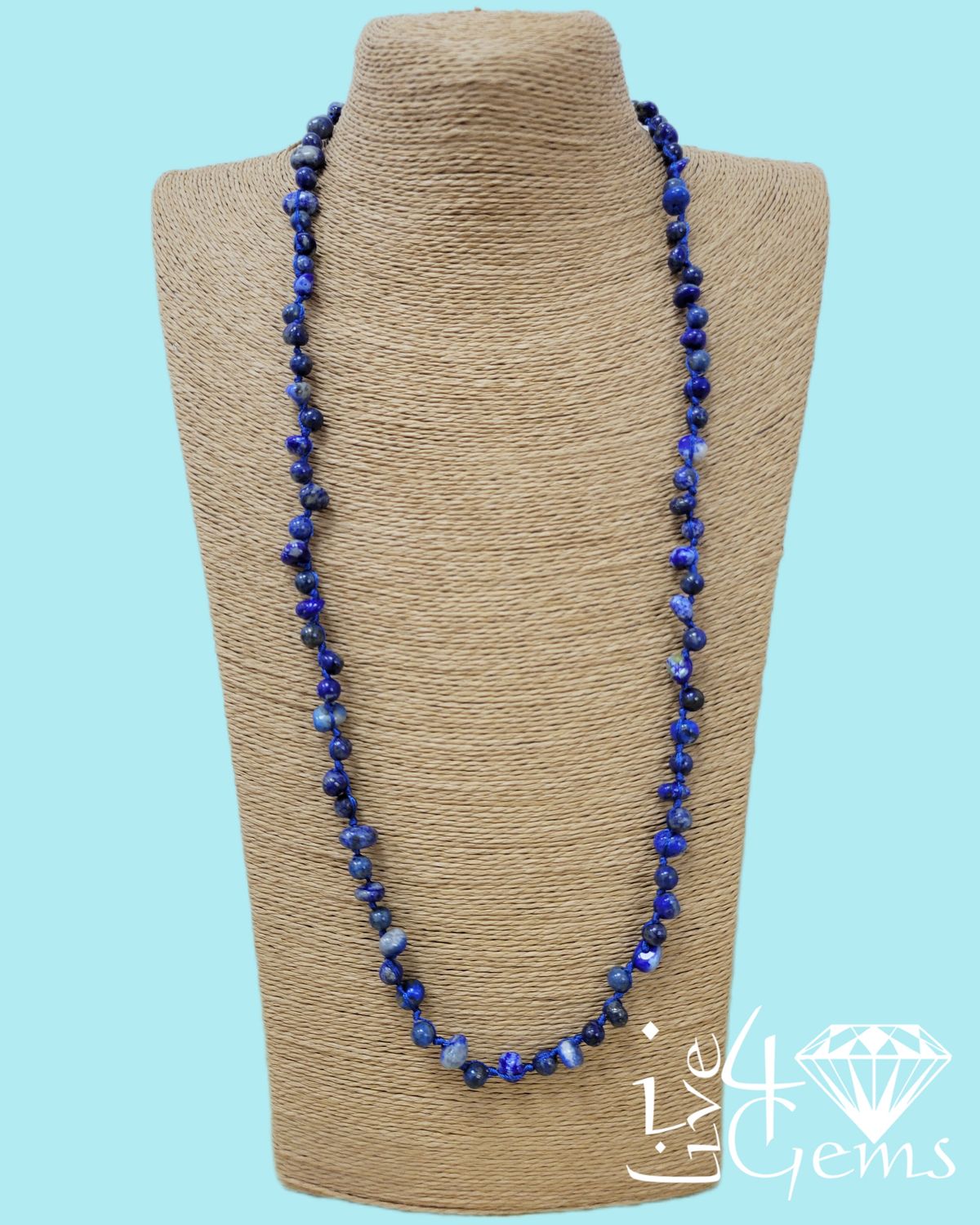 36" Freeform Sodalite  Necklace