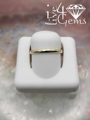 10kt Yellow Gold 2mm Regular Fit Band Size 6.25