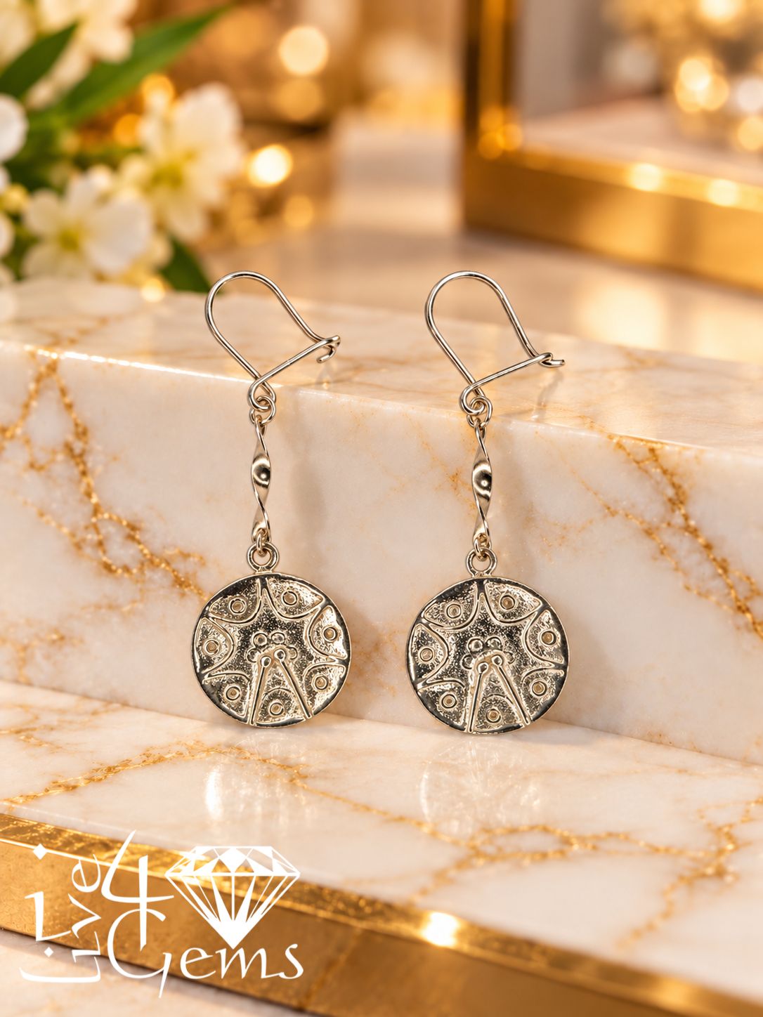 Silver Steelpan Hanging Earring