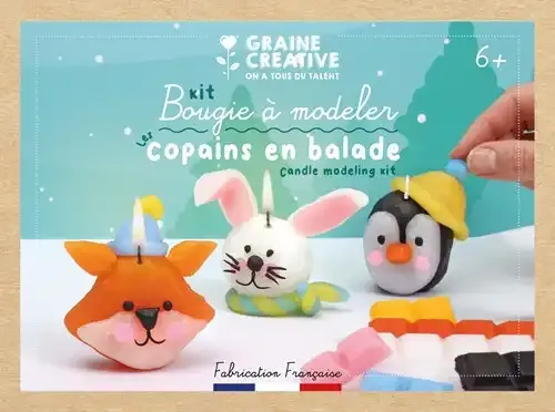 GC Kaarsen Kneden Set Dieren vrienden