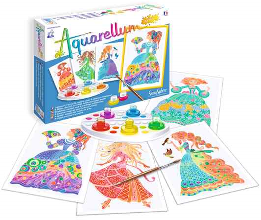 Aquarellum Junior Prinsessen met Bloemen