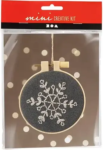 CC Mini Hobbyset Borduurwerk Sneeuwvlok