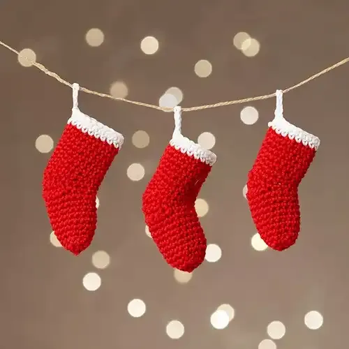 CC Mini Hobbyset Haken Kerstsokjes