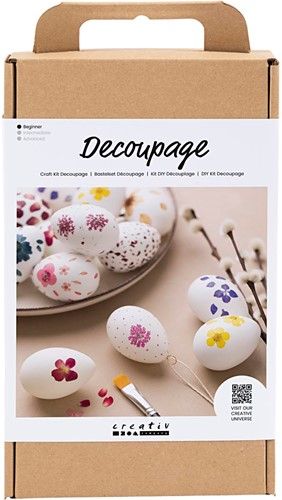 Startersset Decoupage Paaseieren