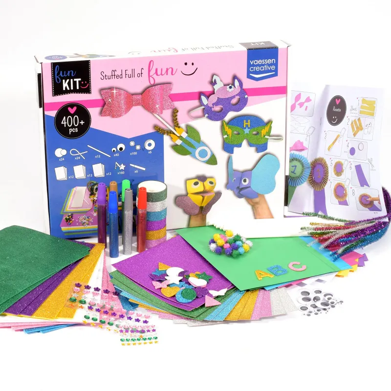 Glitter Knutselpakket 400st.
