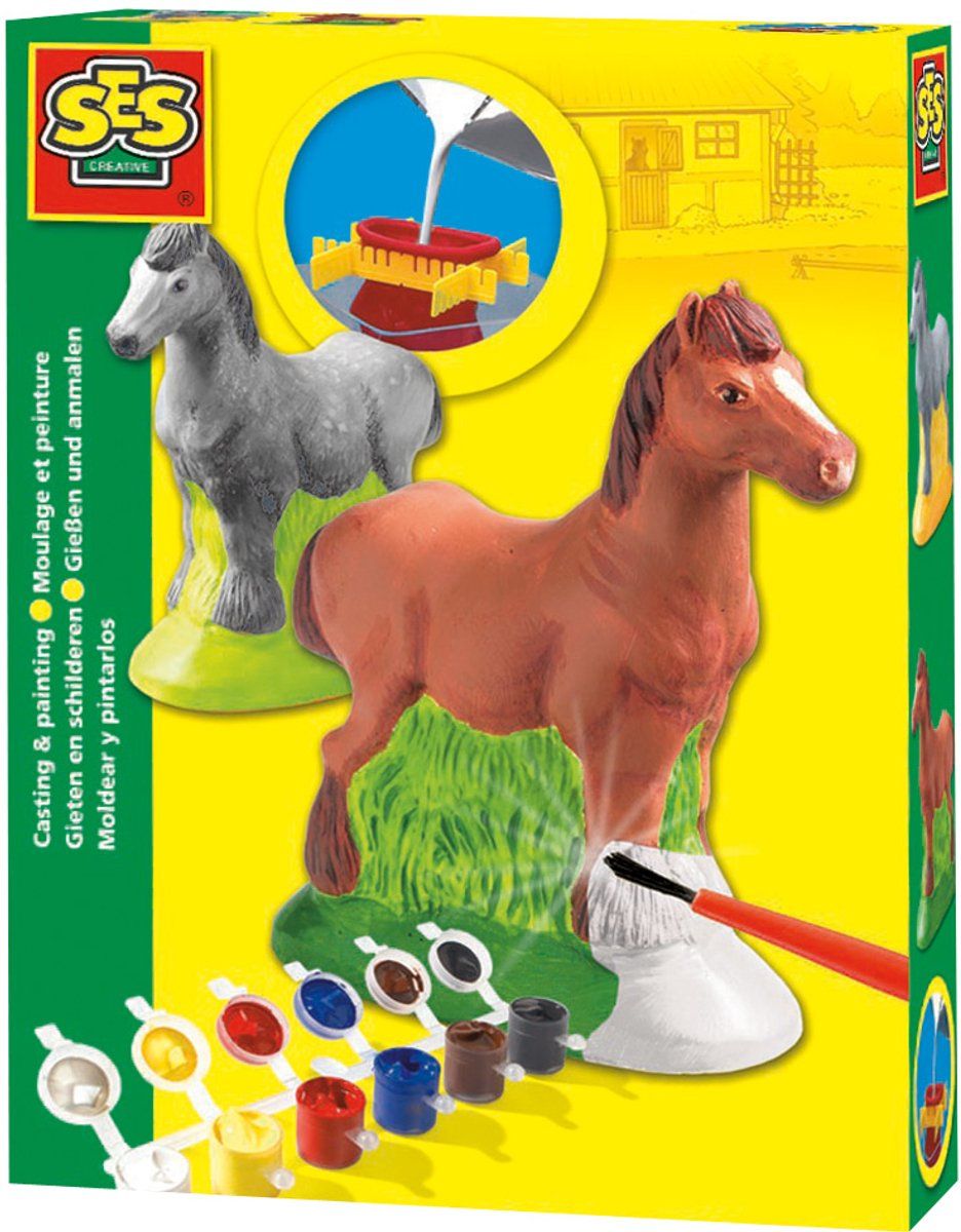 SES - Gips Gieten en schilderen - Paard