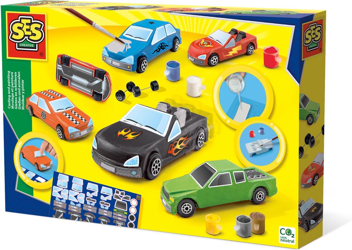 Ses Gieten en schilderen - Auto&#39;s