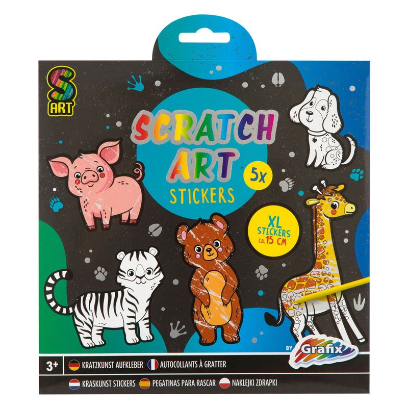 Kraskunst Stickers - Dieren