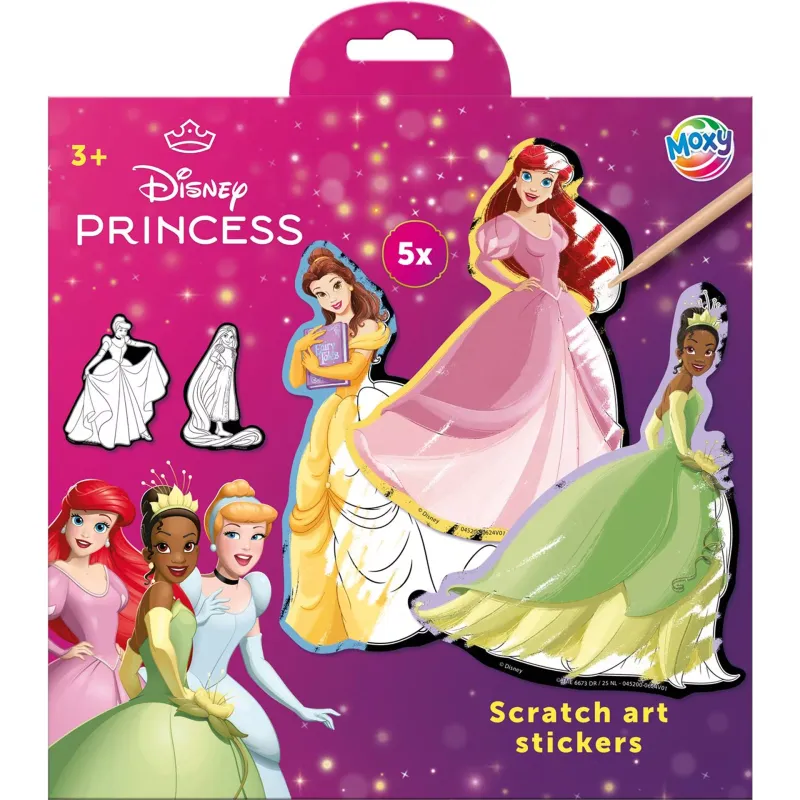 Moxy Princess Kraskunst Stickers – 5 stuks