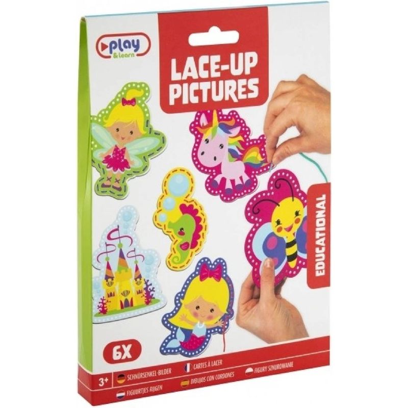 Grafix Rijgfigurenset 6 stuks