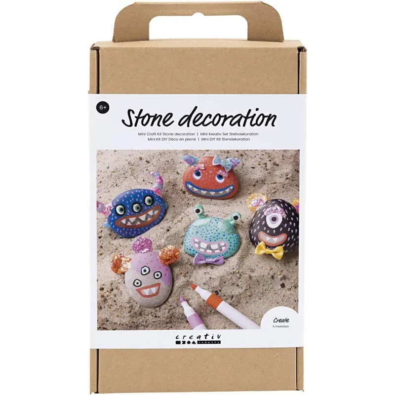 CC Hobbyset Steendecoratie 5 Stenen Monsters