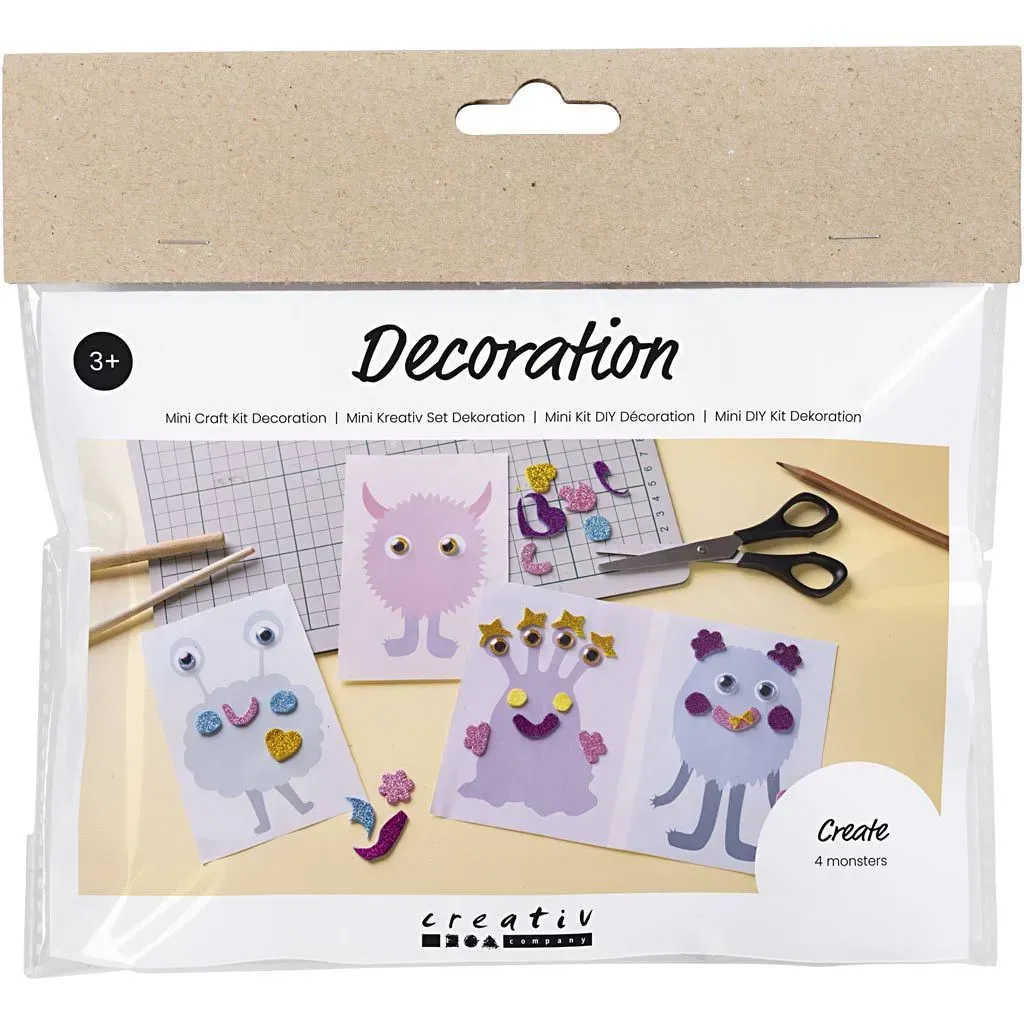 CC Mini Hobbyset Decoratie Monstercollage