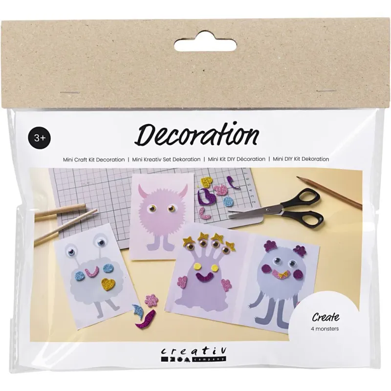 CC Mini Hobbyset Decoratie Monstercollage