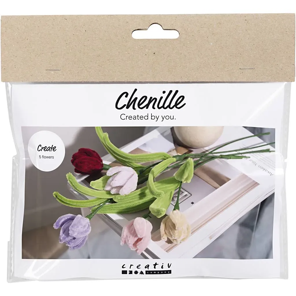 CC Mini Hobbyset Bloemen van Chenilledraad