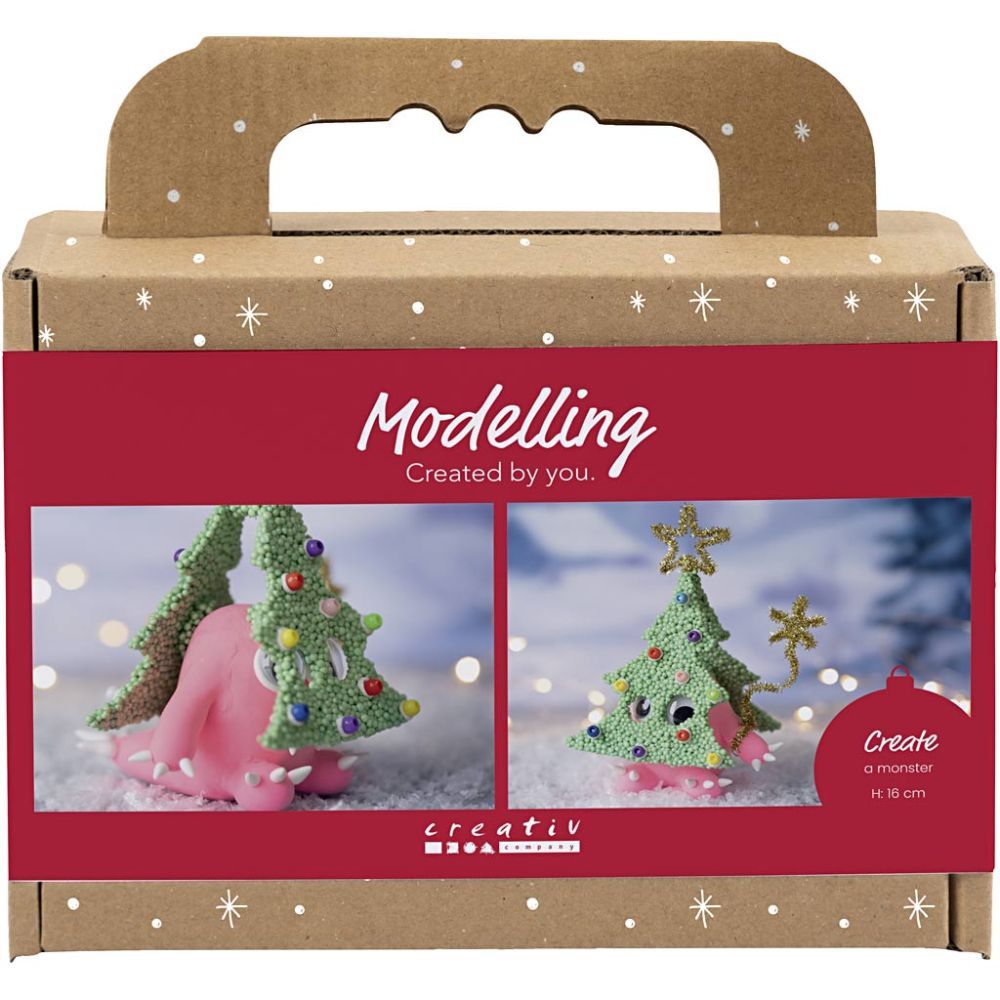 CC Mini Hobbyset Boetseren Kerstboommonster Diverse Kleuren