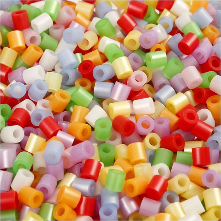 Nabbi Strijkkralen Parelmoerkleuren 1100 stuks