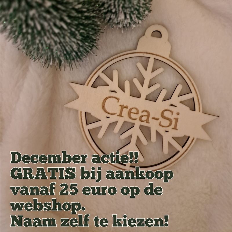 Gepersonaliseerde Kersthanger – Decemberactie (GRATIS bij €25)