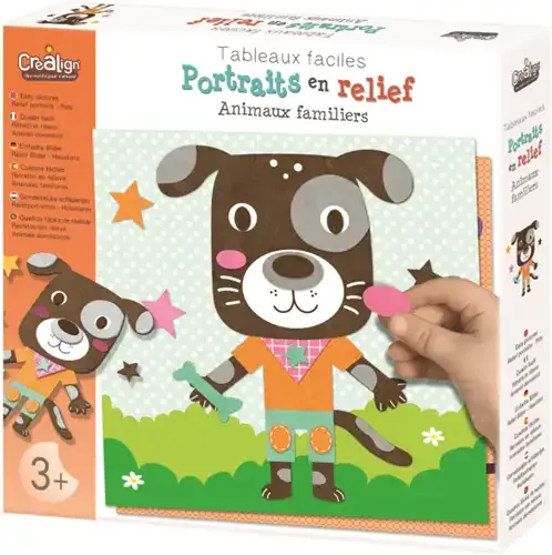 Crealign Reliefschilderij Huisdieren