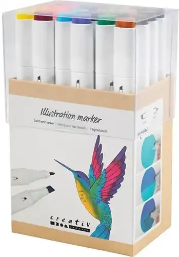 CC Alcoholmarkers Set 24 stuks