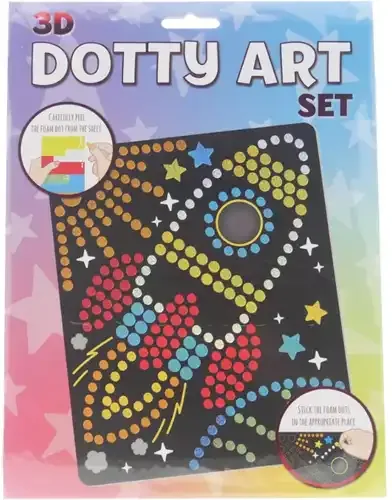 3D Dotty Art Set Raket