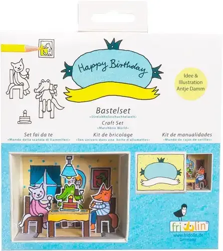 Fridolin Luciferdoosje Knutselset Verjaardag