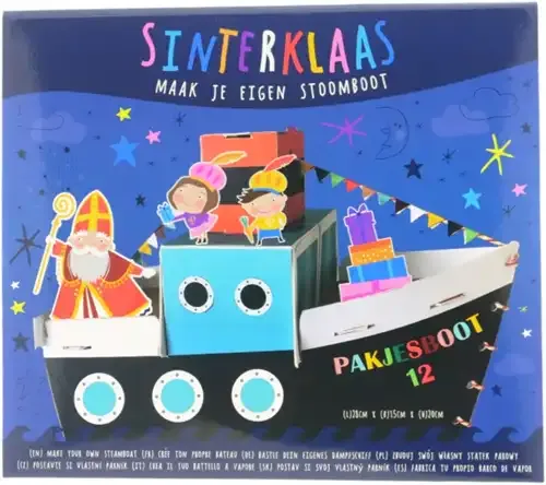 Sinterklaas Stoomboot Vouwen Set