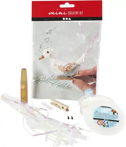 CC Mini Creative Kit Glitter Vogel