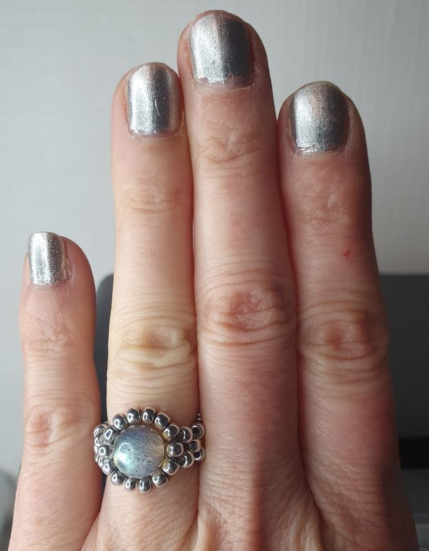 Bague COUTURE Labradorite Argenté 