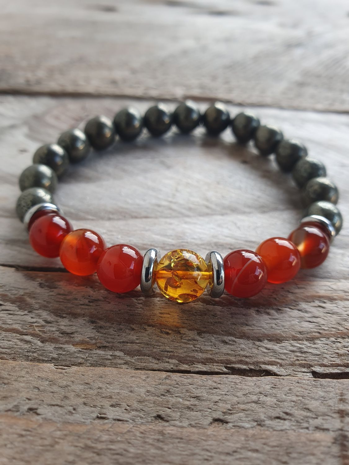 Bracelet &quot;Stop allergie&quot; 8mm
