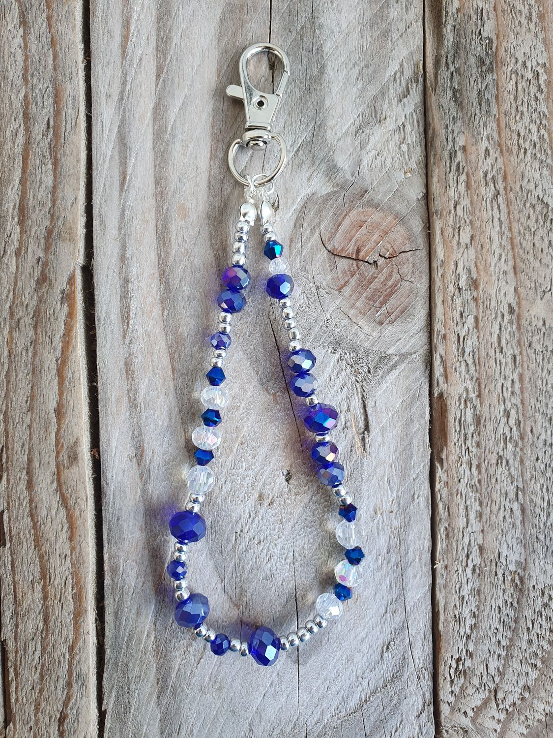 Keyschain Cristal Bleu