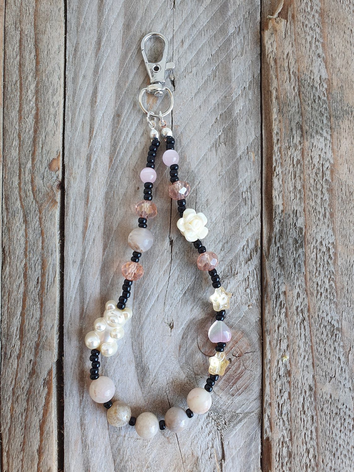 Keyschain Agate Plume 