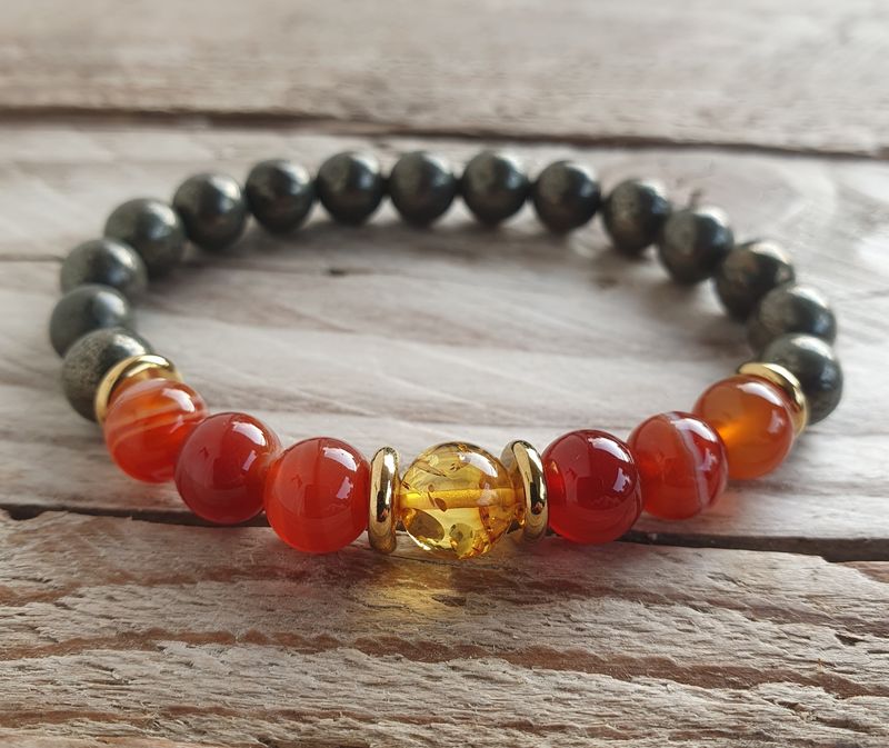 Bracelet &quot;Stop allergie&quot; 8mm