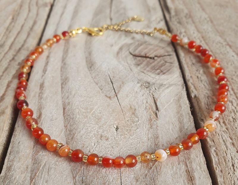 Bracelet de Cheville Cornaline 